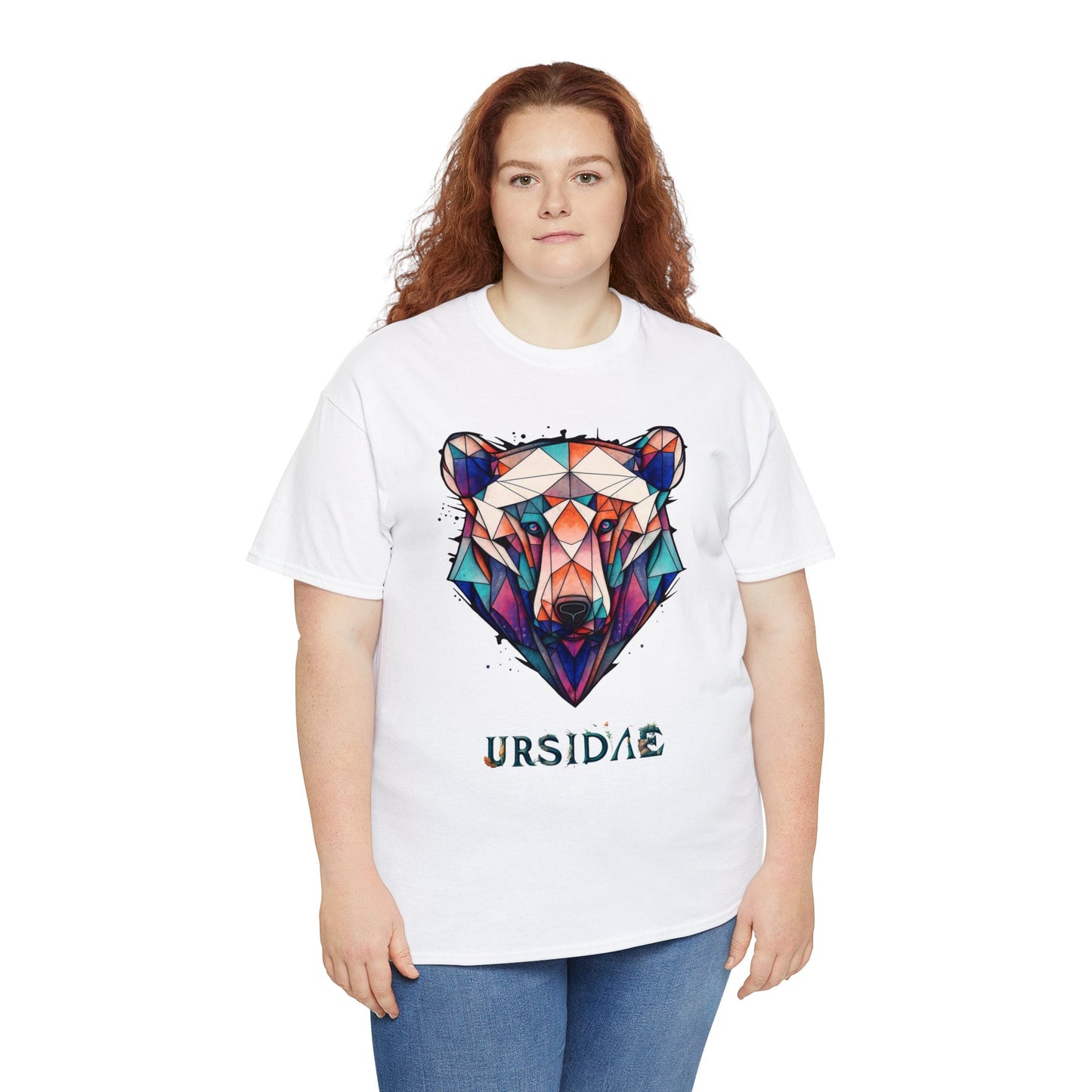 Ursidae - Mirage (Unisex Cotton BLK/WHITE Tee)