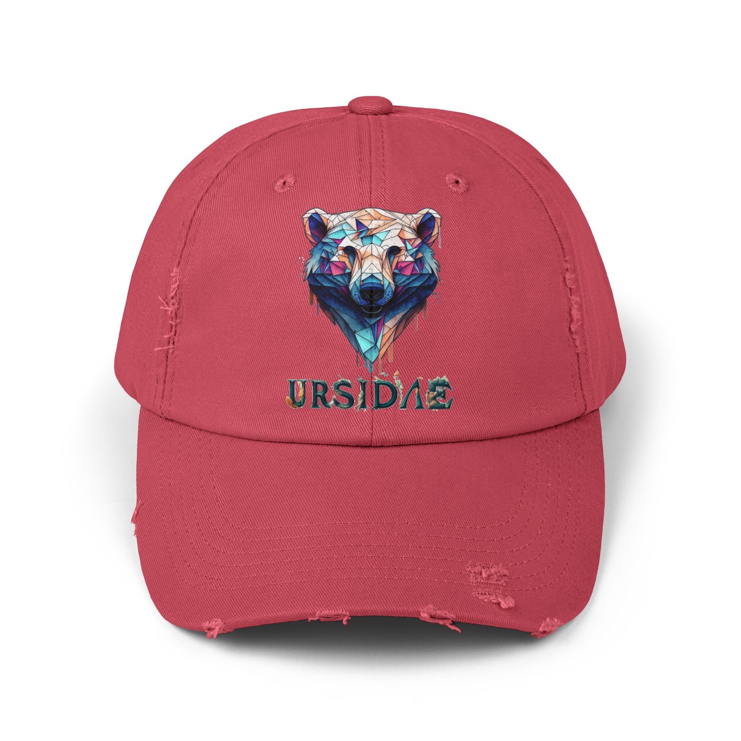 Ursidae Unisex Distressed Cap