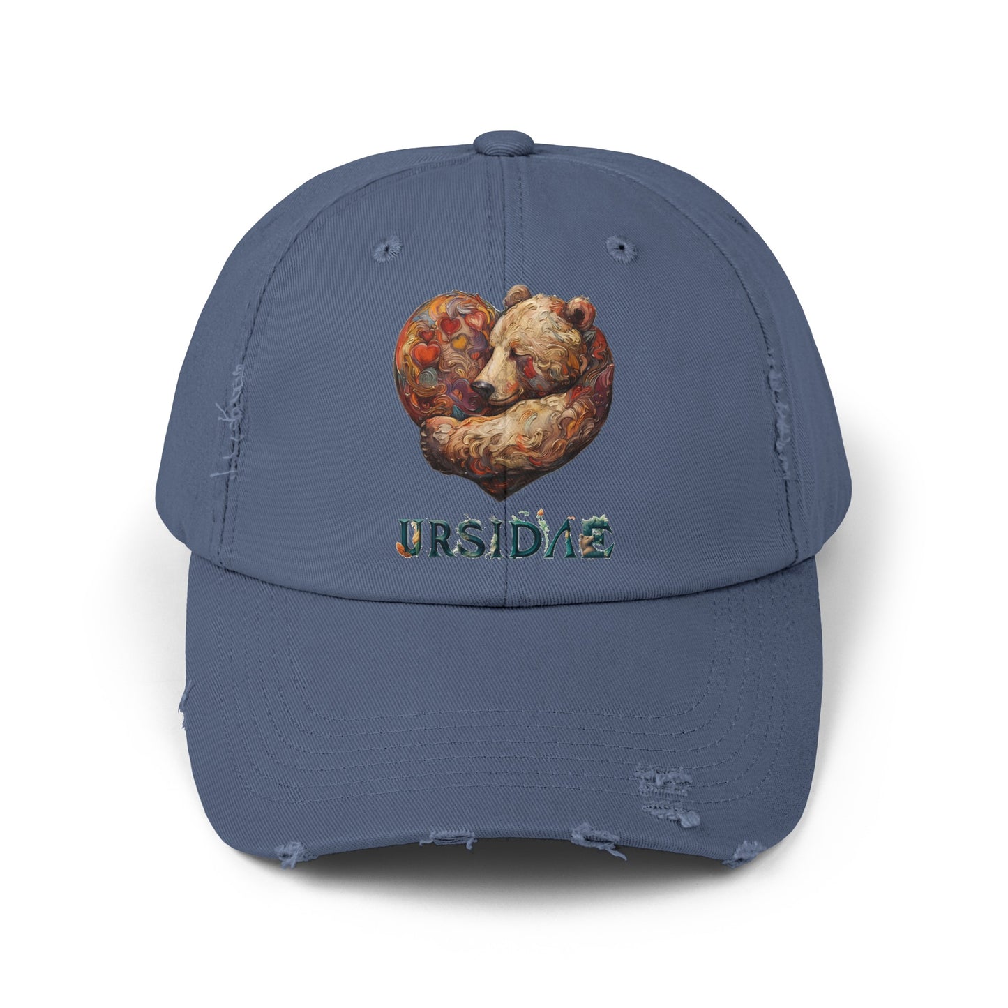 BearHeart Unisex Distressed Cap