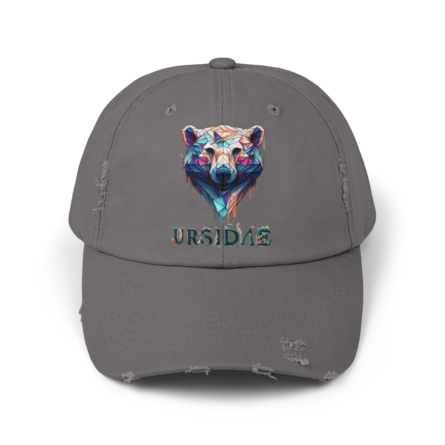 Ursidae Unisex Distressed Cap