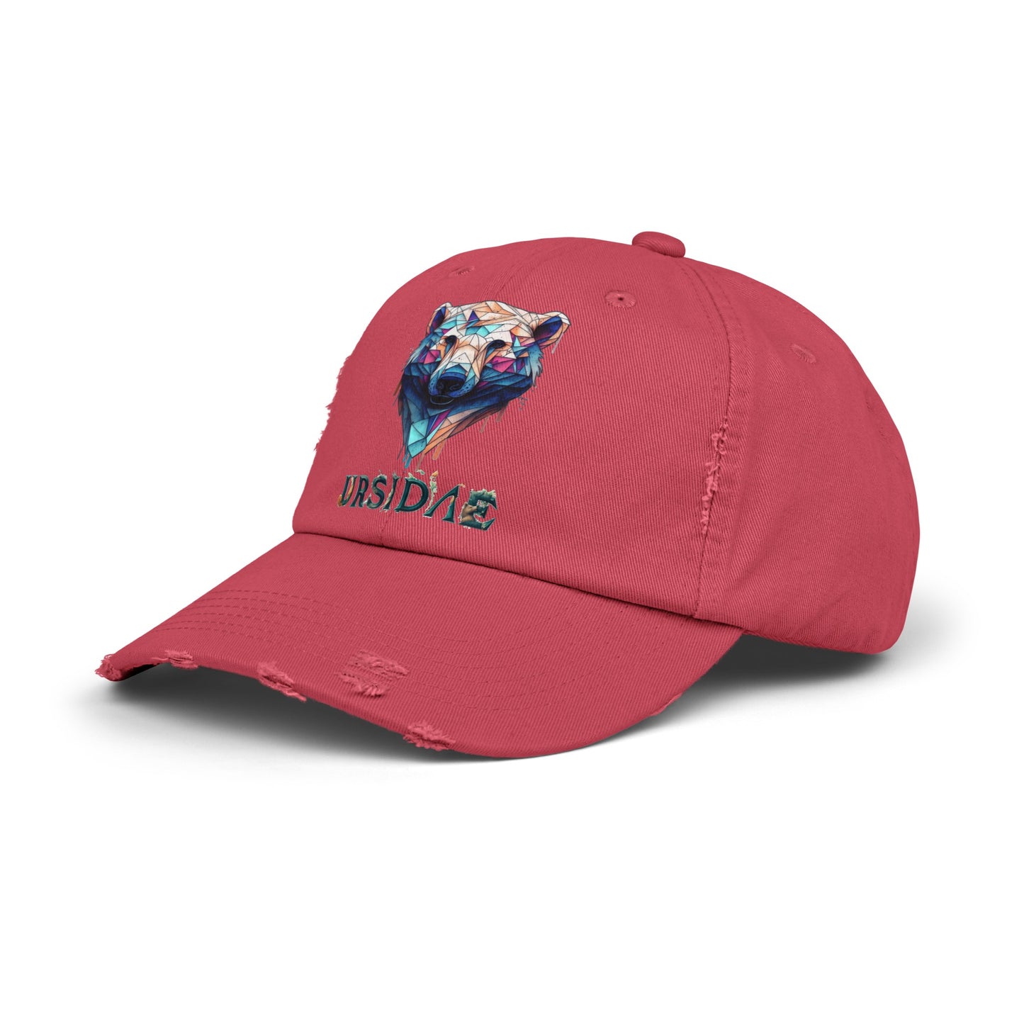 Ursidae Unisex Distressed Cap