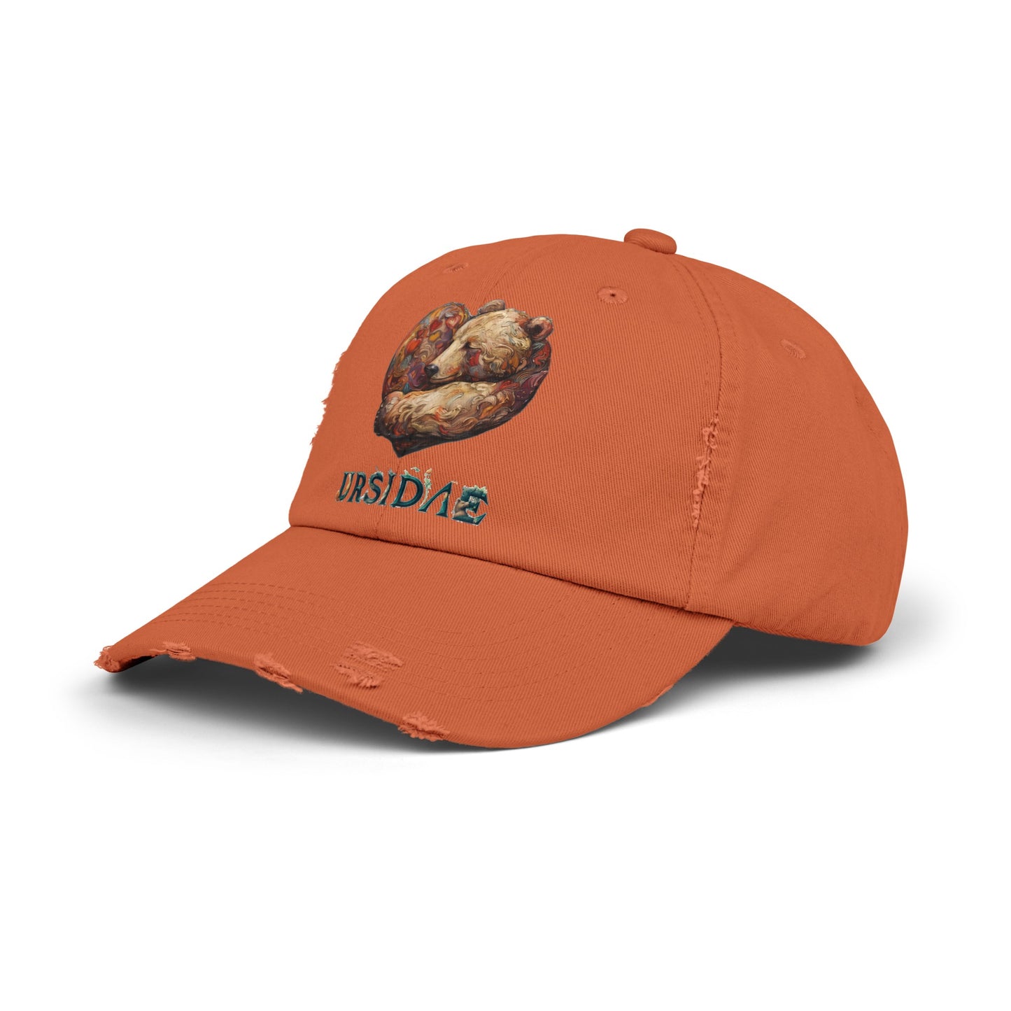 BearHeart Unisex Distressed Cap