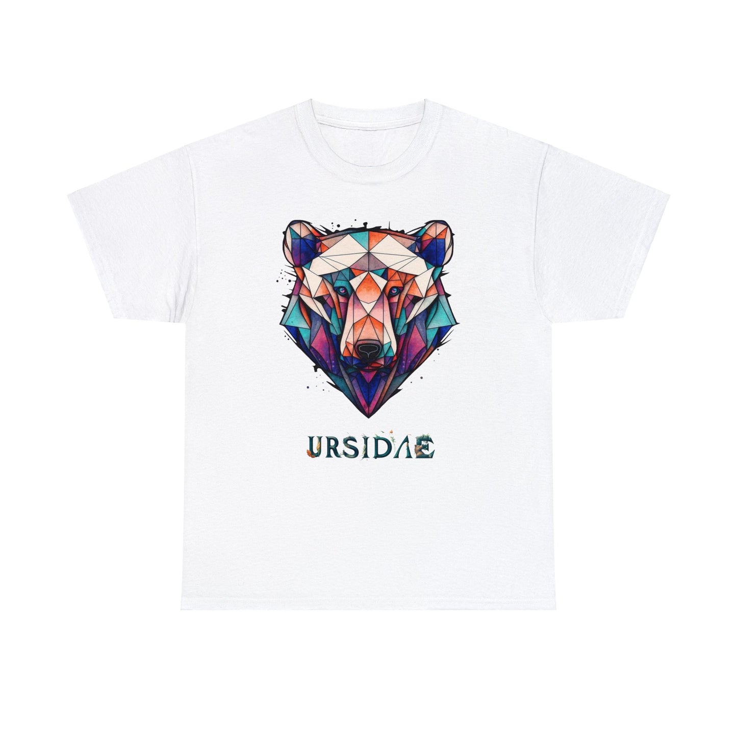 Ursidae - Mirage (Unisex Cotton BLK/WHITE Tee)