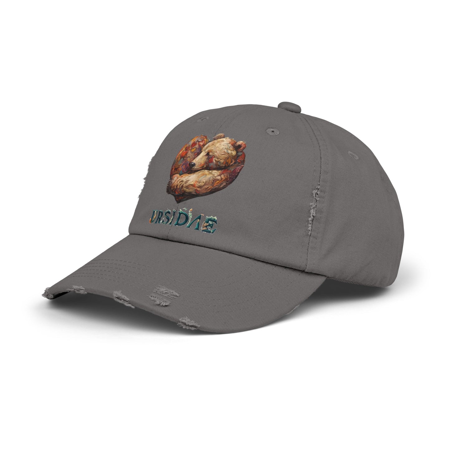 BearHeart Unisex Distressed Cap