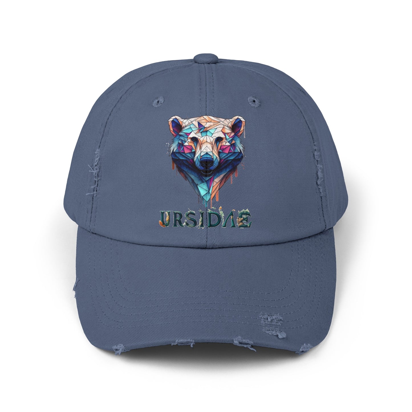 Ursidae Unisex Distressed Cap