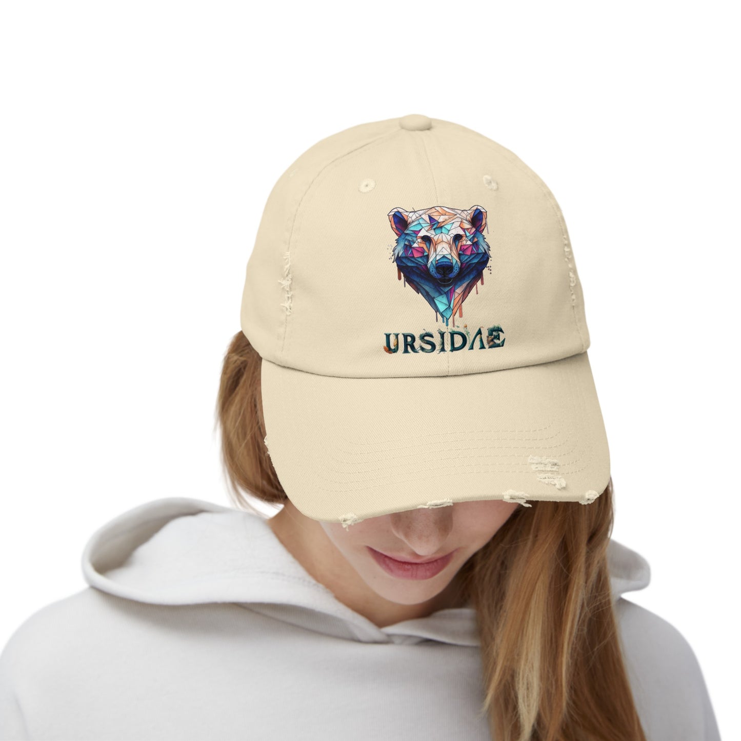 Ursidae Unisex Distressed Cap