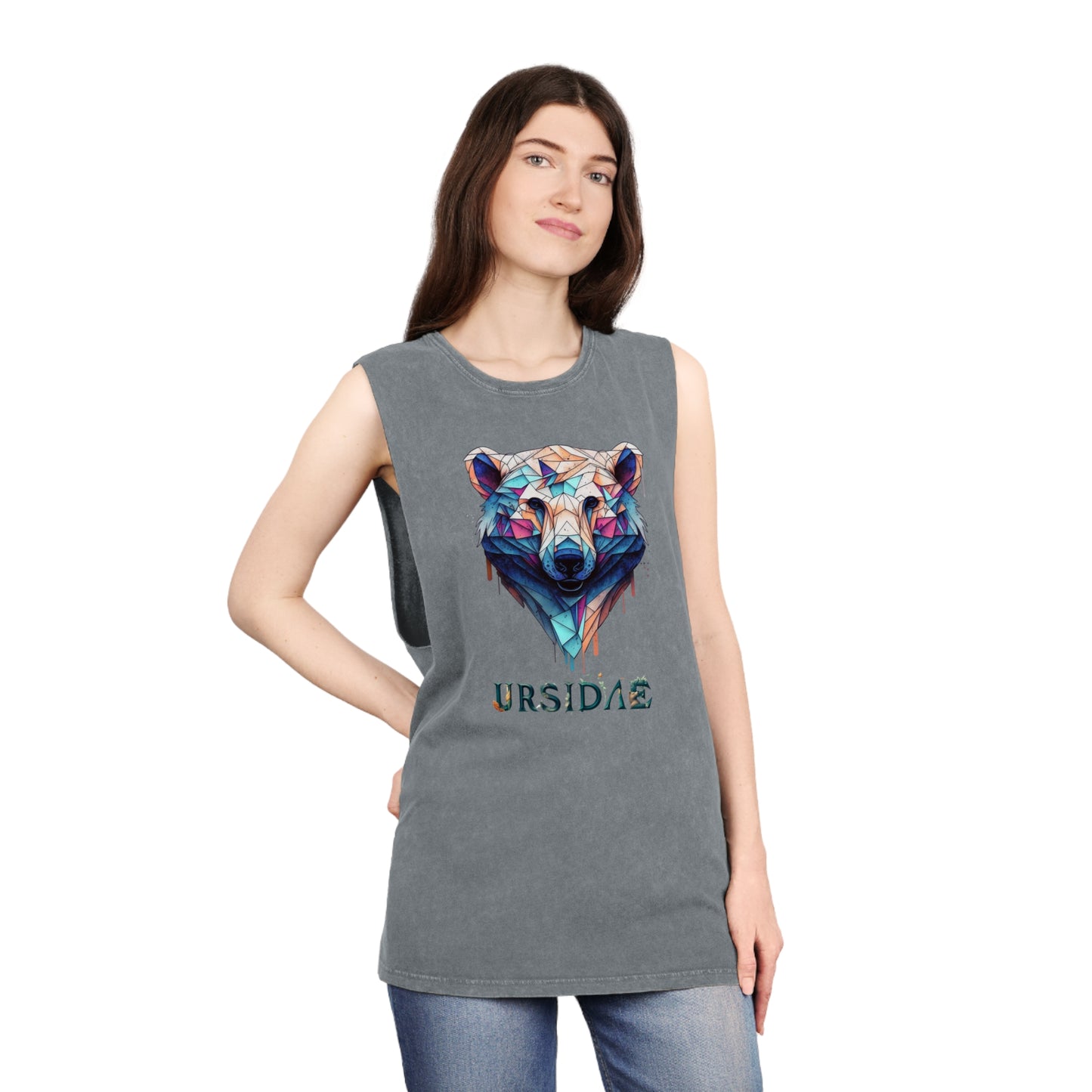 Unisex 'It Comes In Waves' Stonewash Tank Top