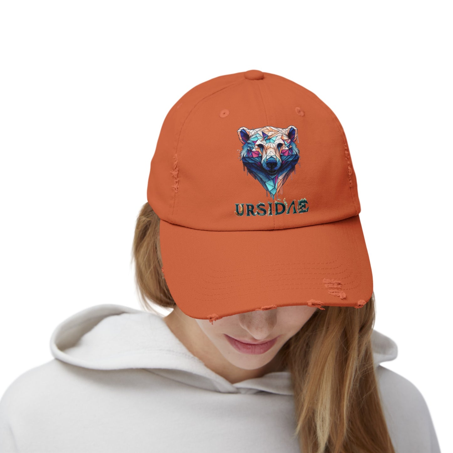Ursidae Unisex Distressed Cap