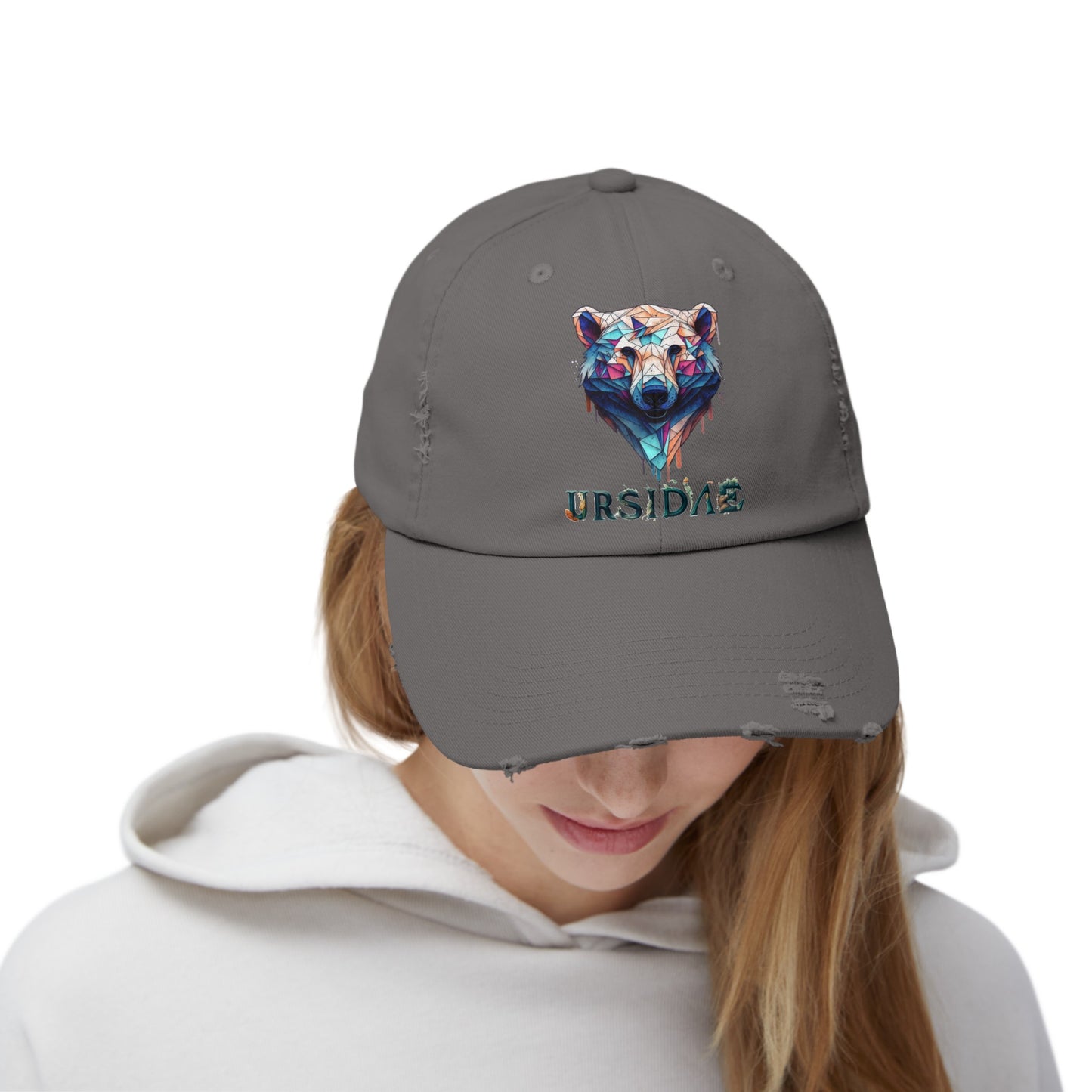 Ursidae Unisex Distressed Cap