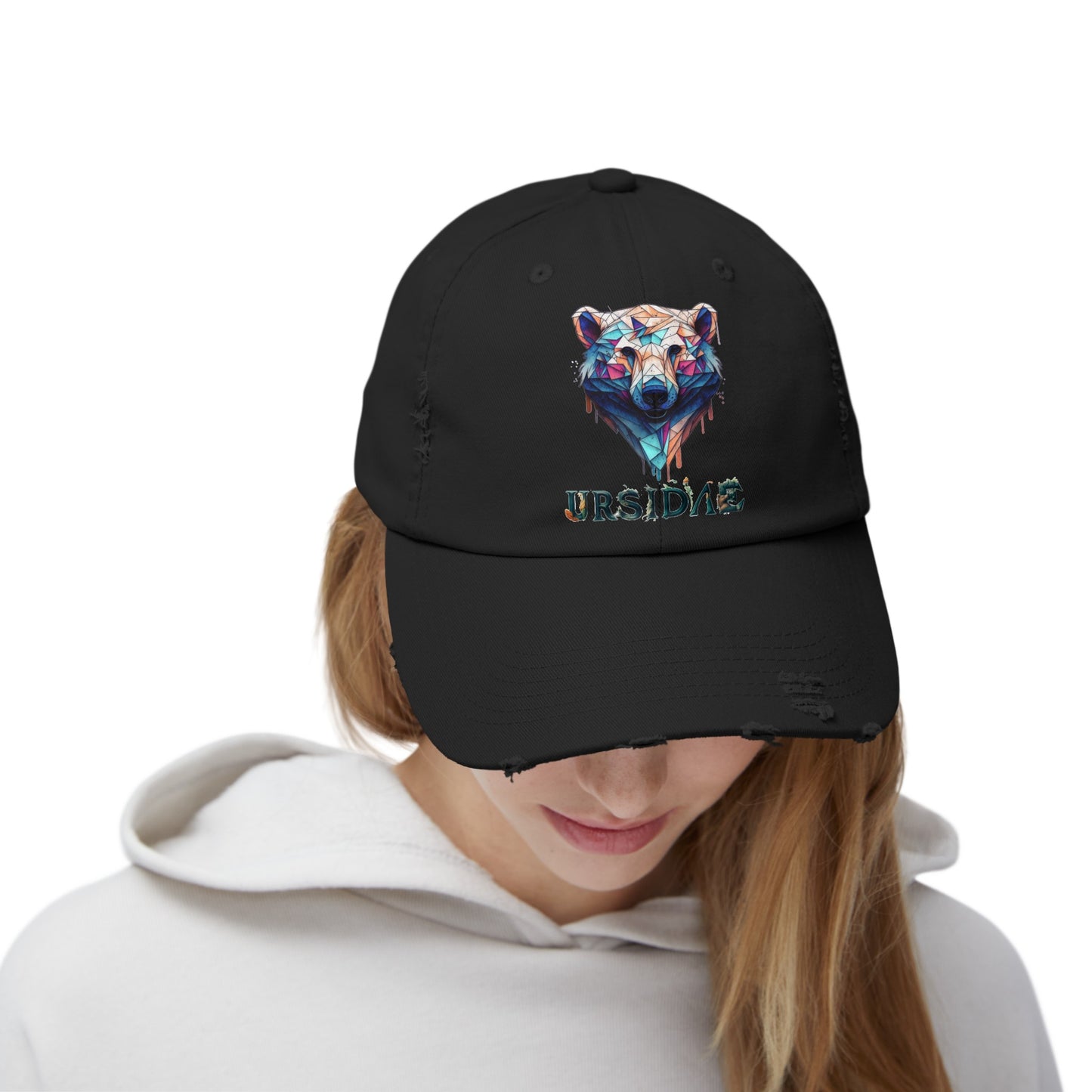 Ursidae Unisex Distressed Cap