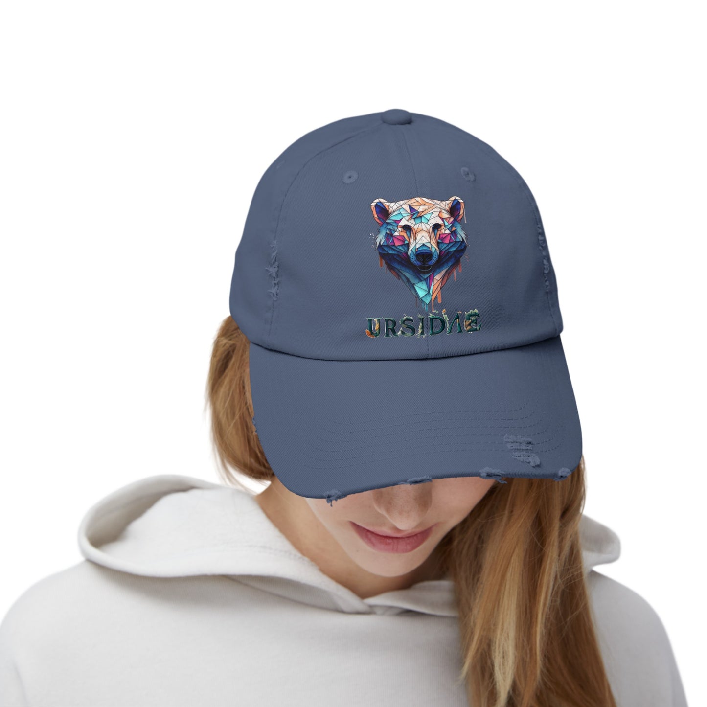 Ursidae Unisex Distressed Cap