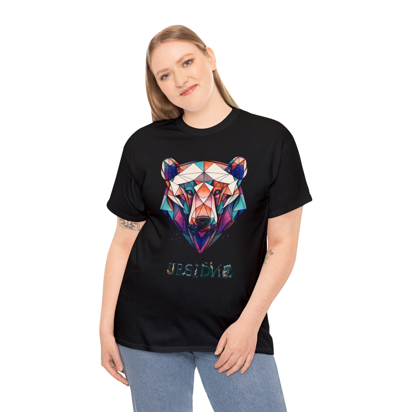 Ursidae - Mirage (Unisex Cotton BLK/WHITE Tee)