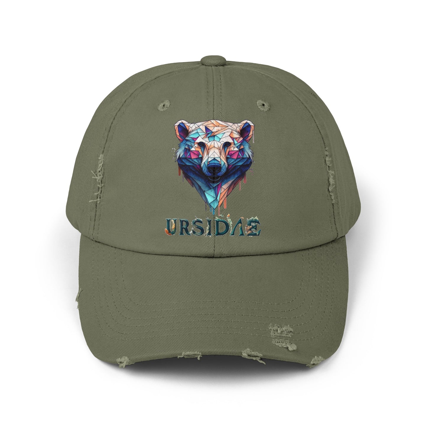 Ursidae Unisex Distressed Cap