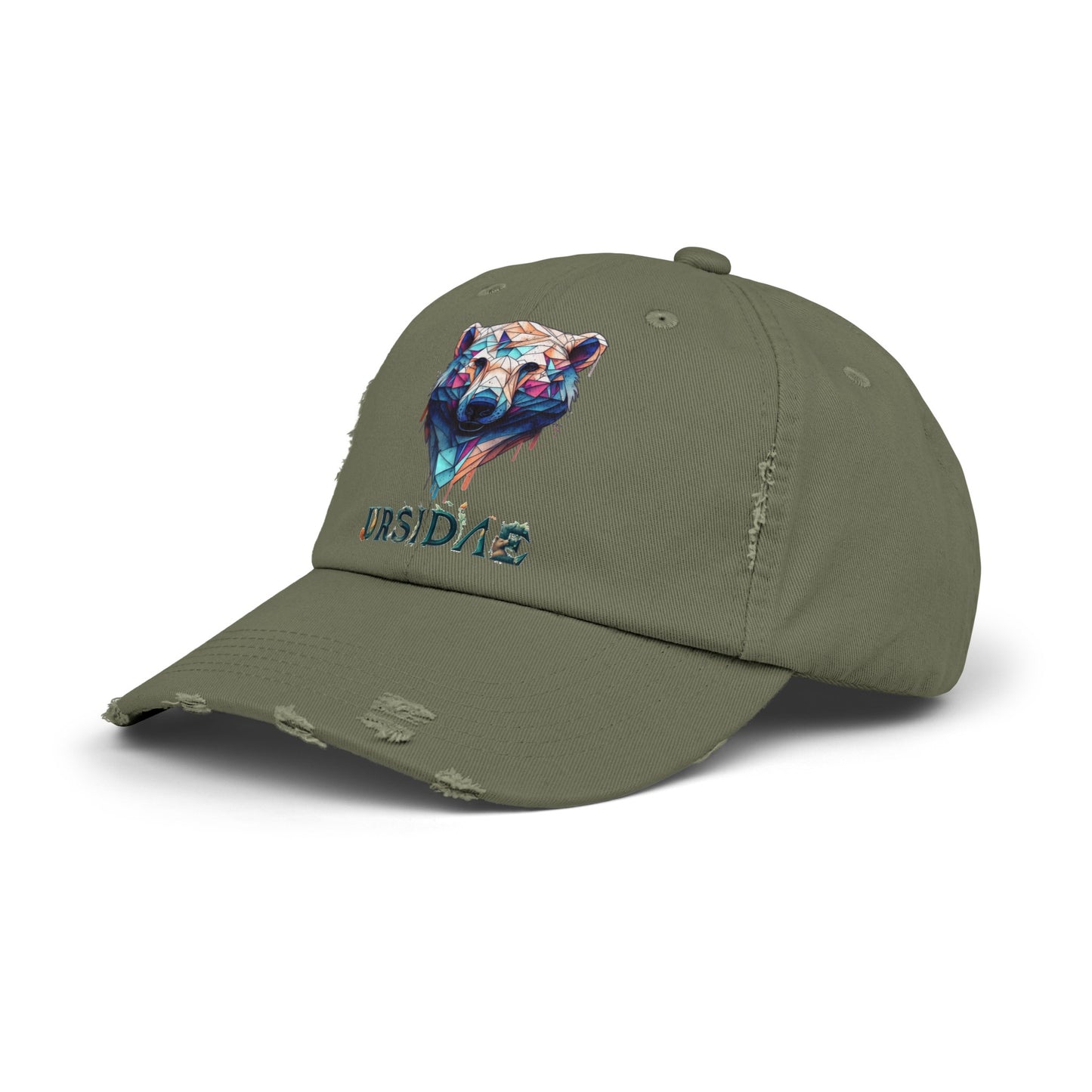 Ursidae Unisex Distressed Cap