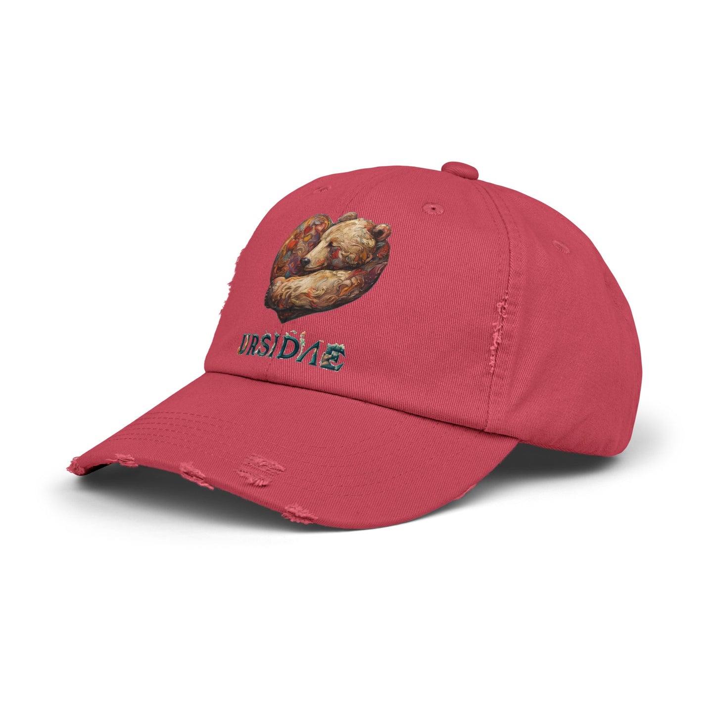 BearHeart Unisex Distressed Cap