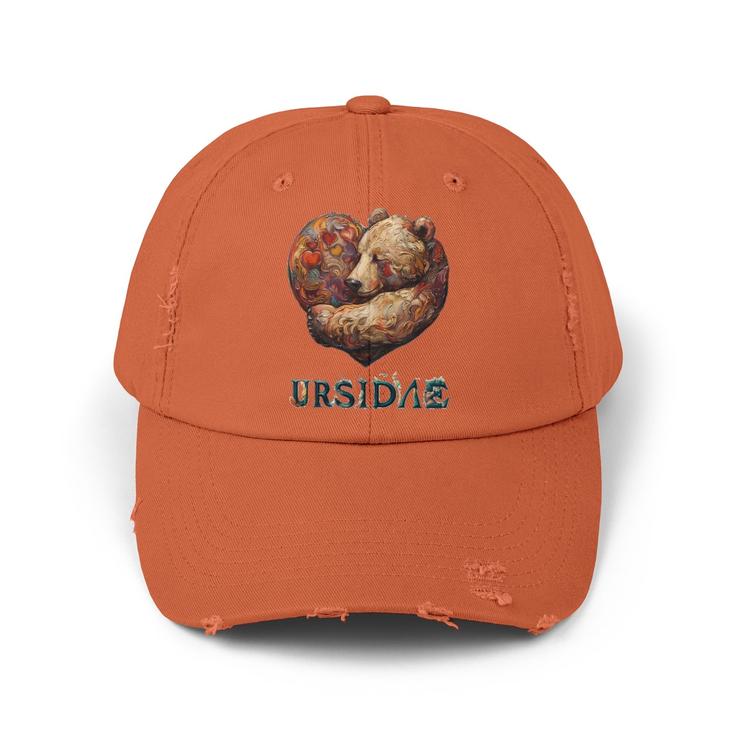 BearHeart Unisex Distressed Cap