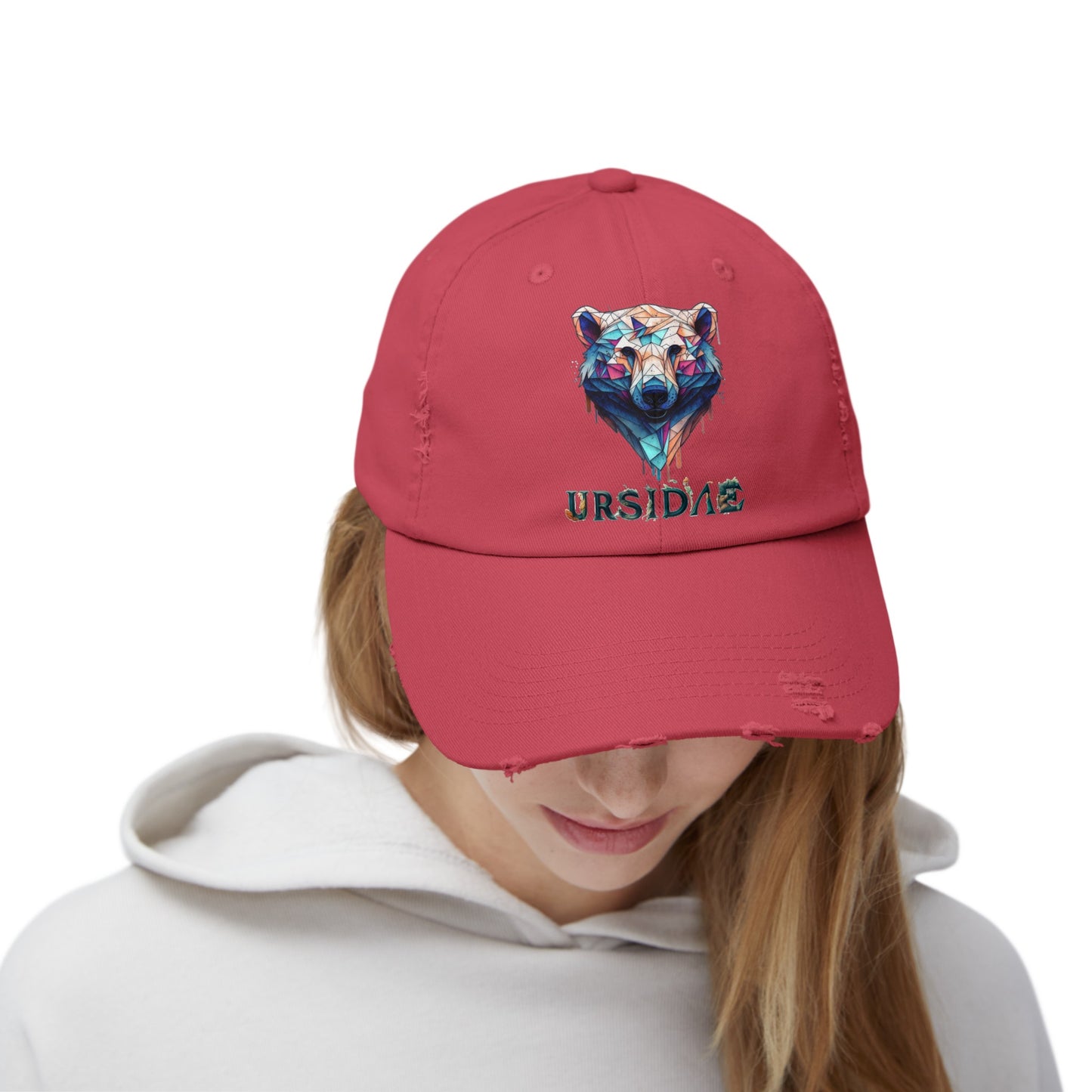 Ursidae Unisex Distressed Cap