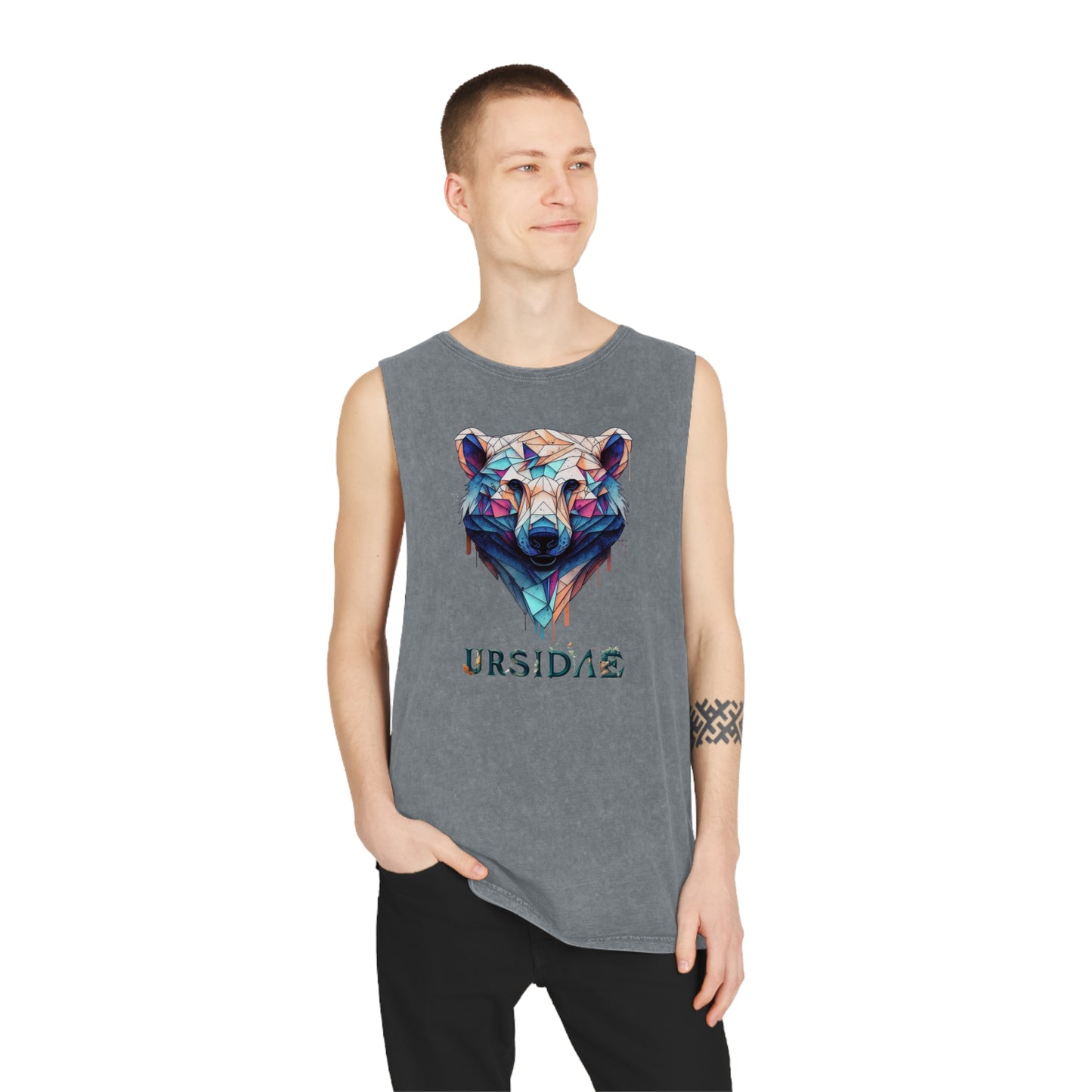 Unisex 'It Comes In Waves' Stonewash Tank Top