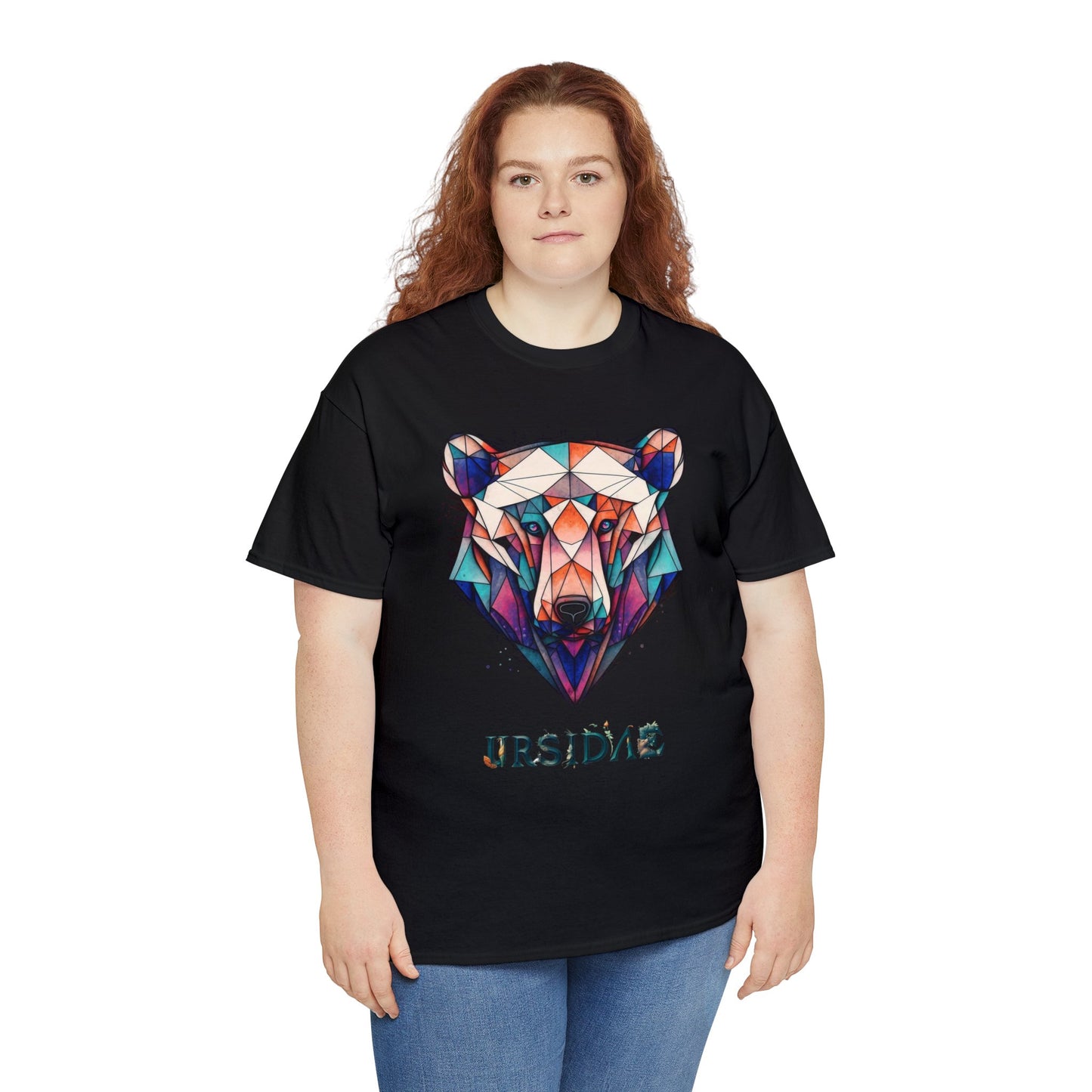 Ursidae - Mirage (Unisex Cotton BLK/WHITE Tee)